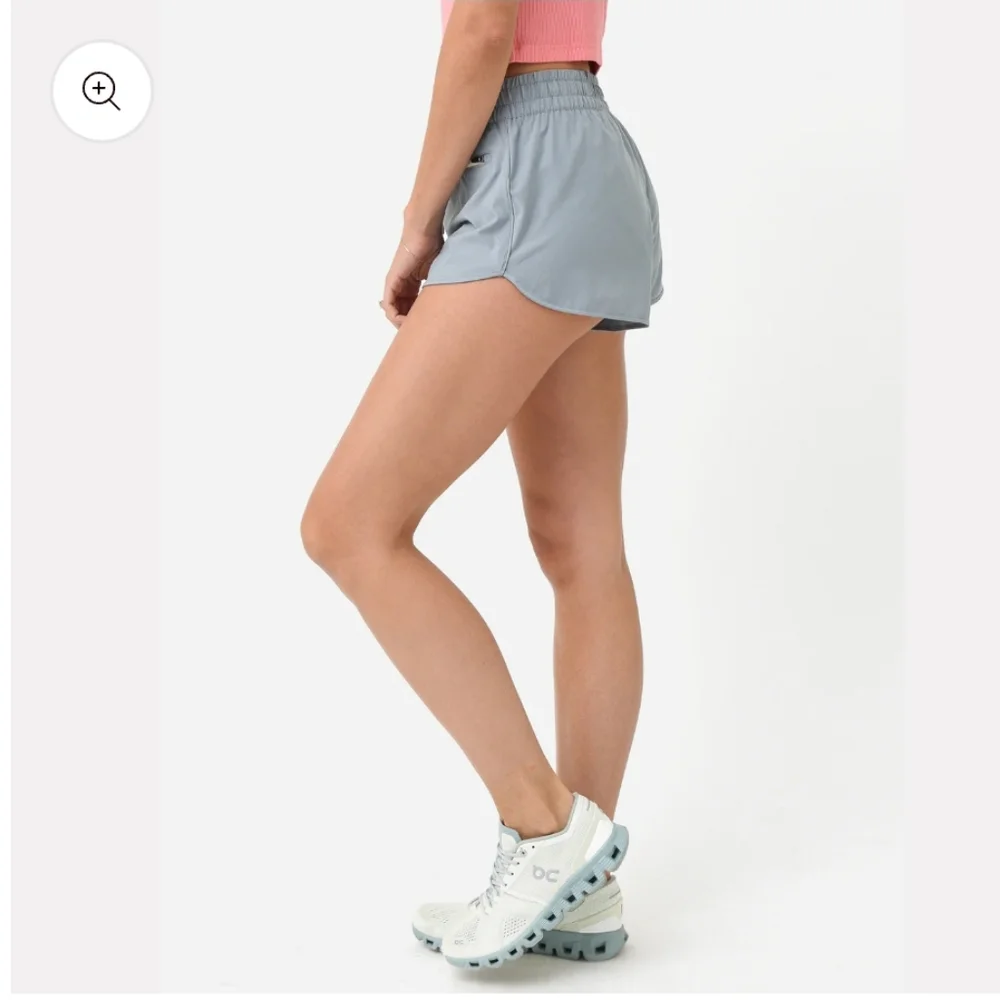 Vuori Women's Athletic Shorts - Light Gray - Picture 4 of 13